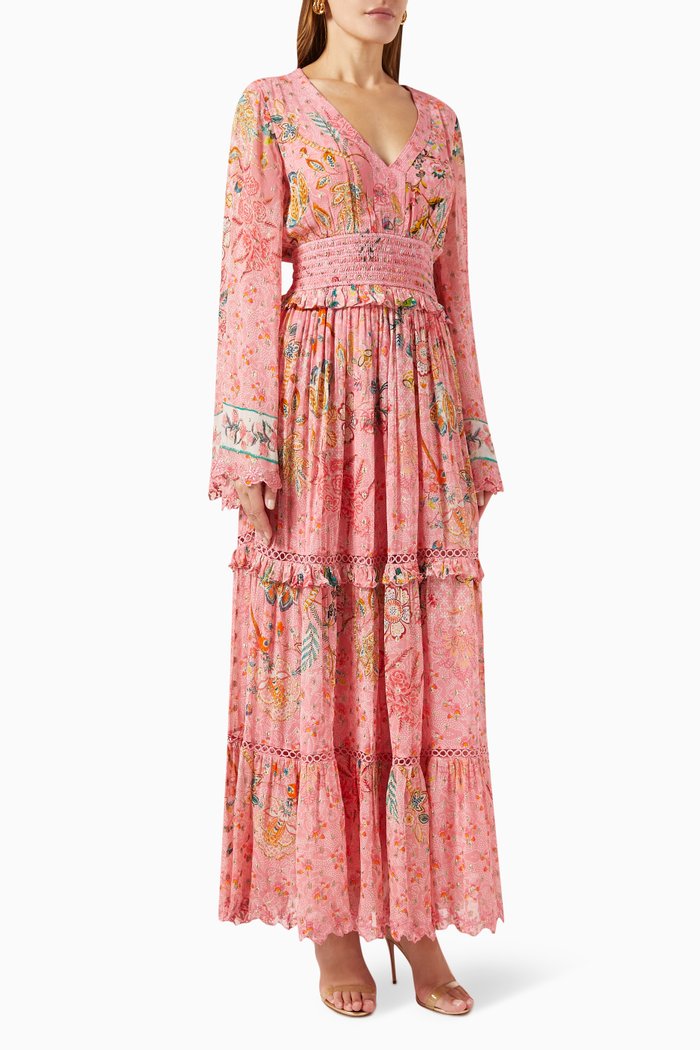 

Floral Maxi Dress, Pink