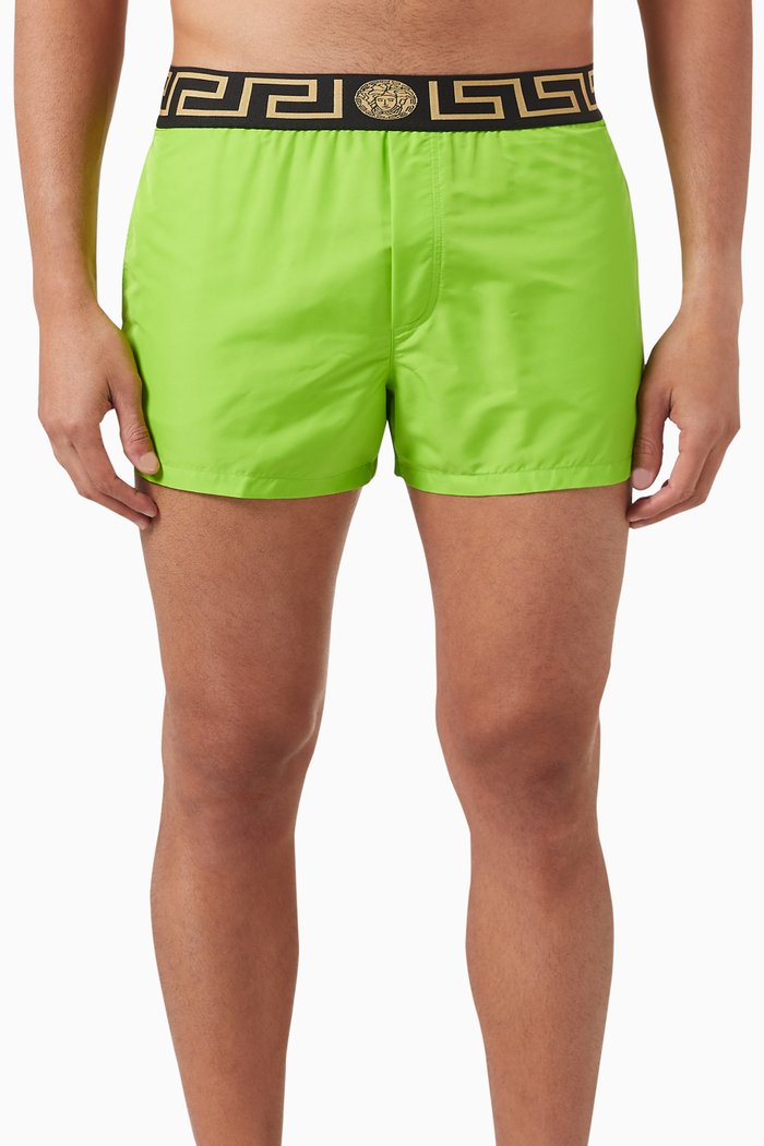 

Logo Band Swim Shorts in Nylon, Multicolour