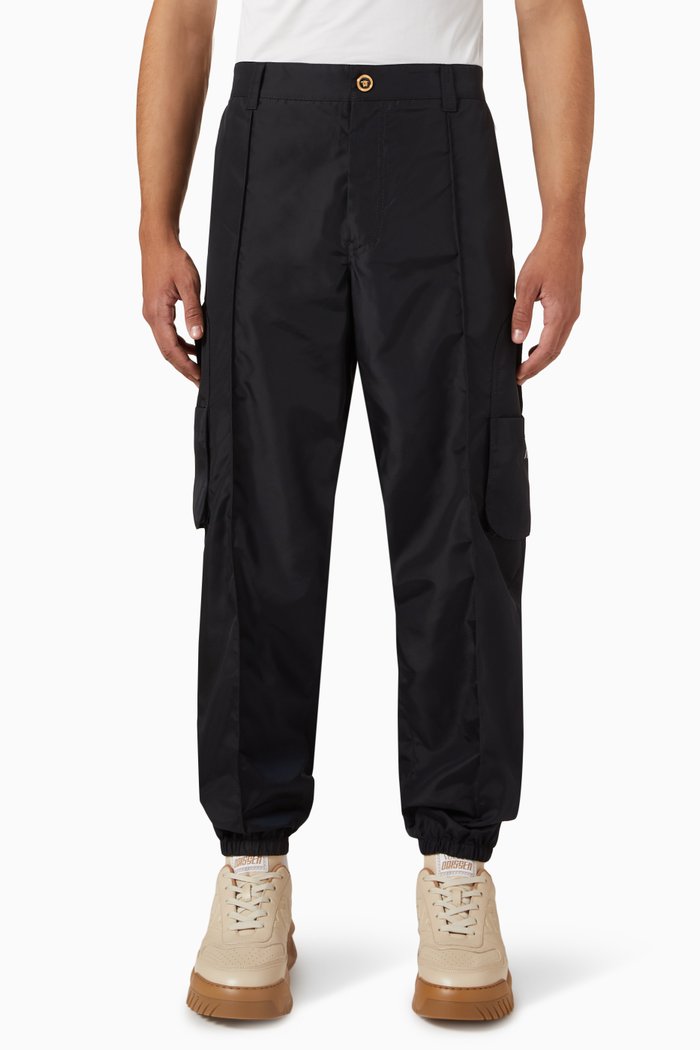 

Cargo Pants in Technical Fabric, Black