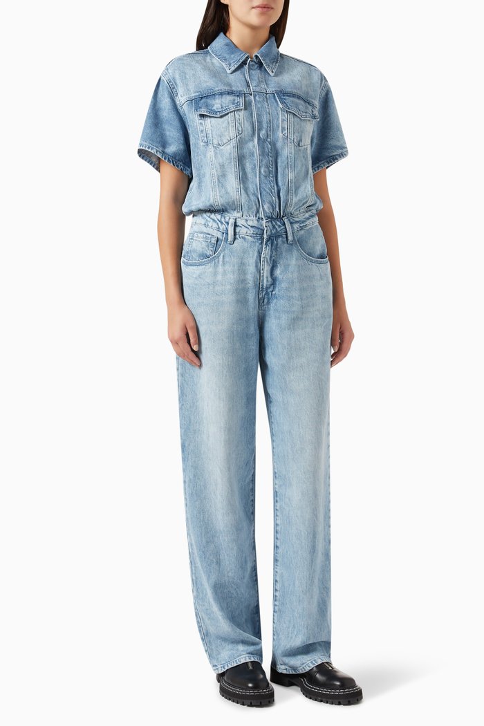 

Weightless Jumpsuit in Denim, Blue