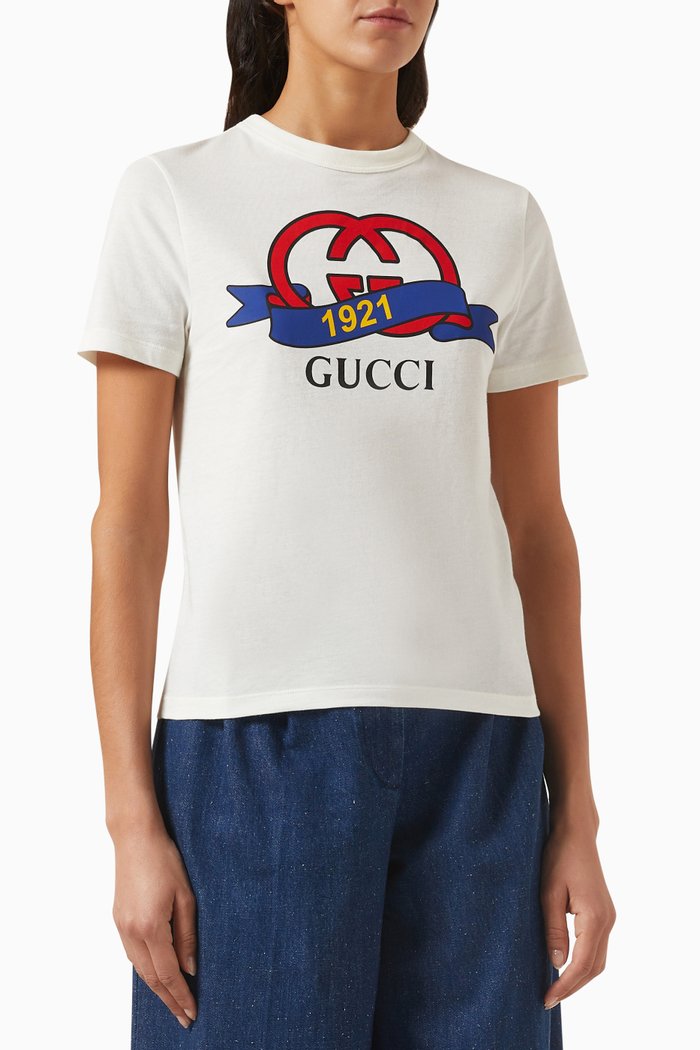 

Logo-print T-shirt in Cotton-jersey, White