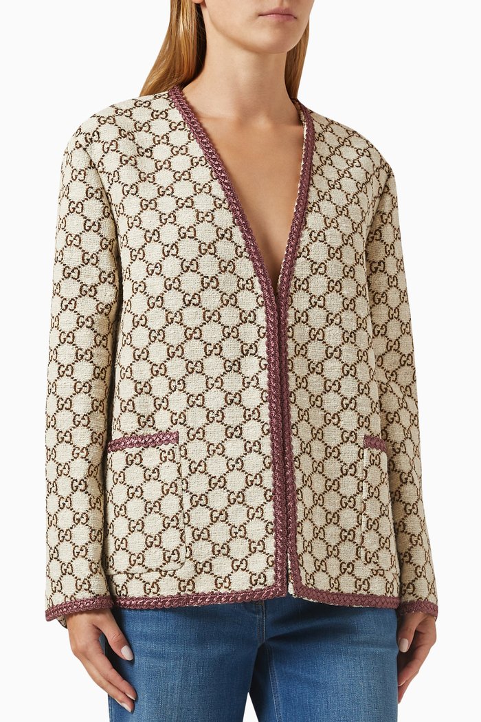 

Jacket in GG Cotton Tweed, Multicolour