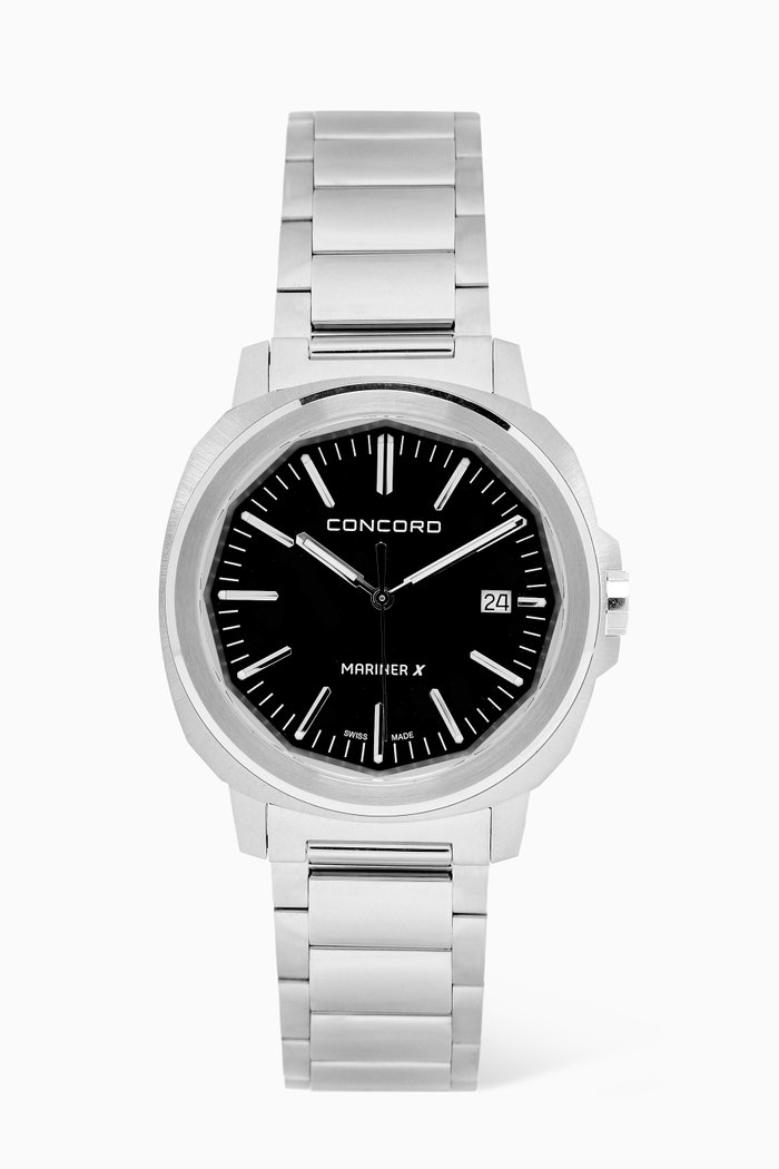 

Mariner X Quartz Stainless Steel Watch, 40mm, Black