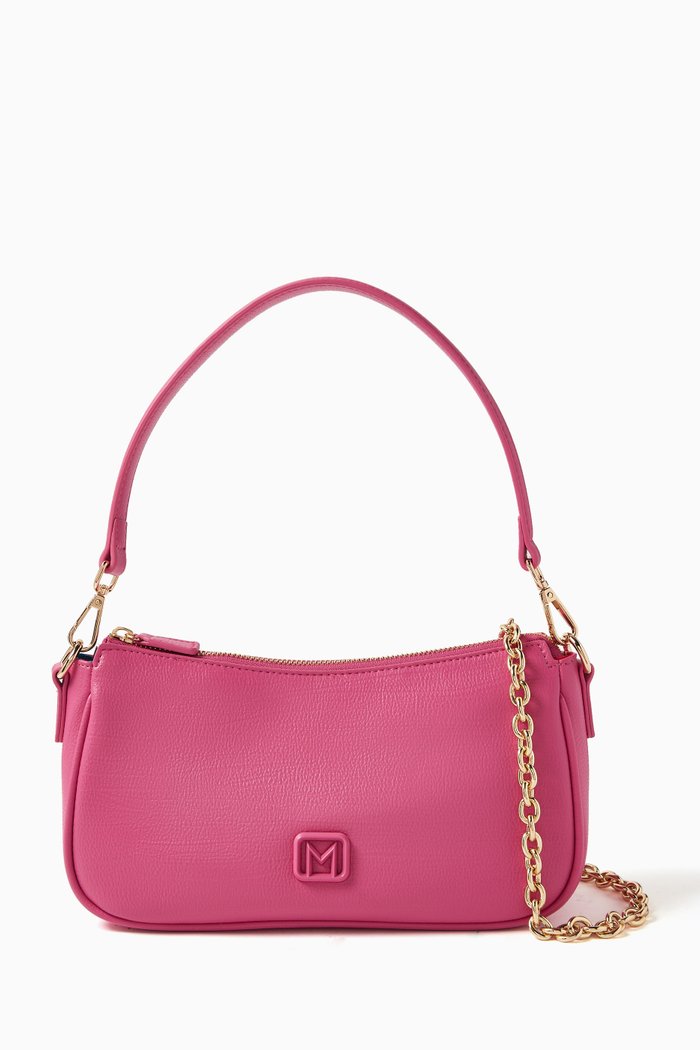 

Manolo Shoulder Bag in Vegan Leather, Pink
