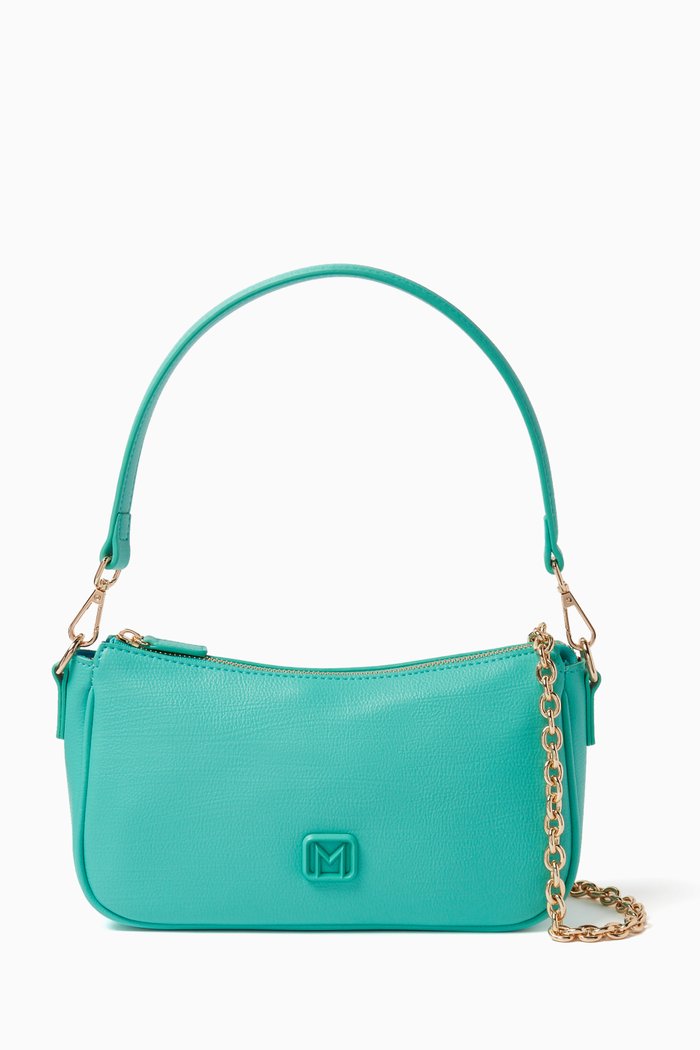 

Manolo Shoulder Bag in Vegan Leather, Blue
