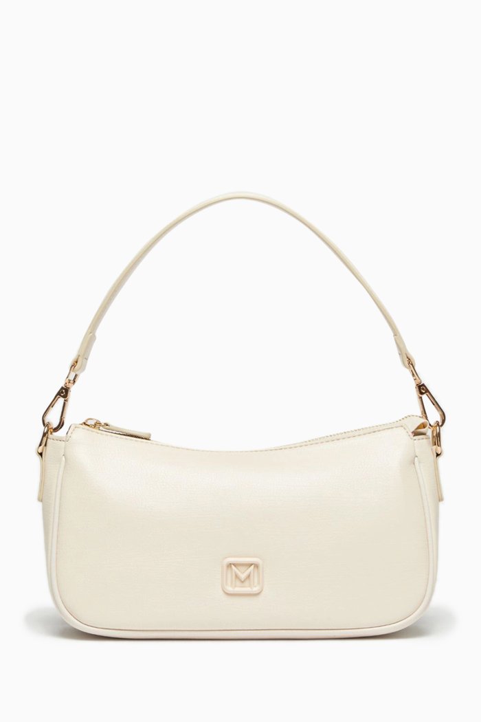 

Manolo Shoulder Bag in Vegan Leather, White