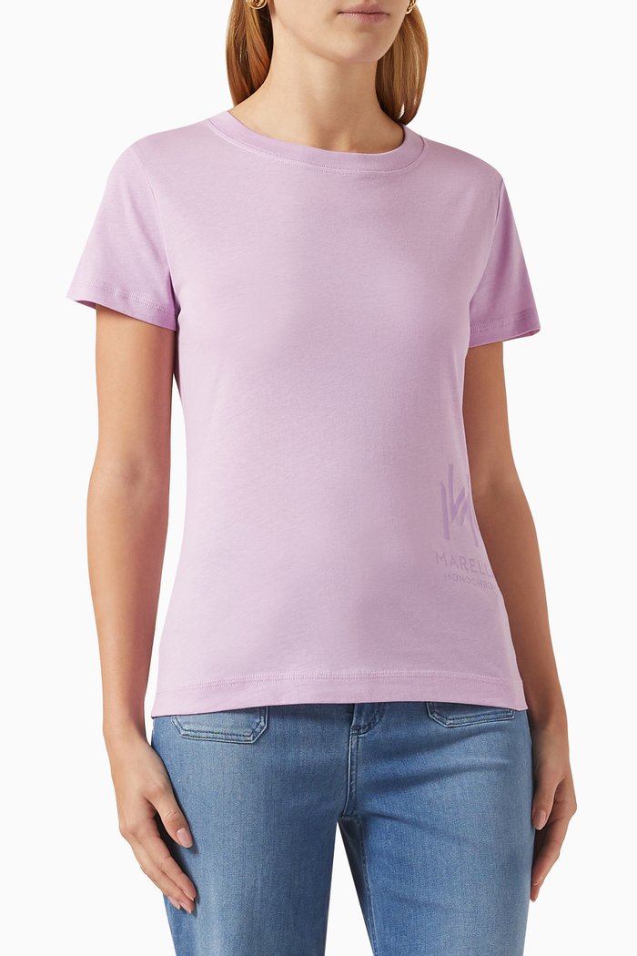

Agito T-shirt in Jersey, Purple