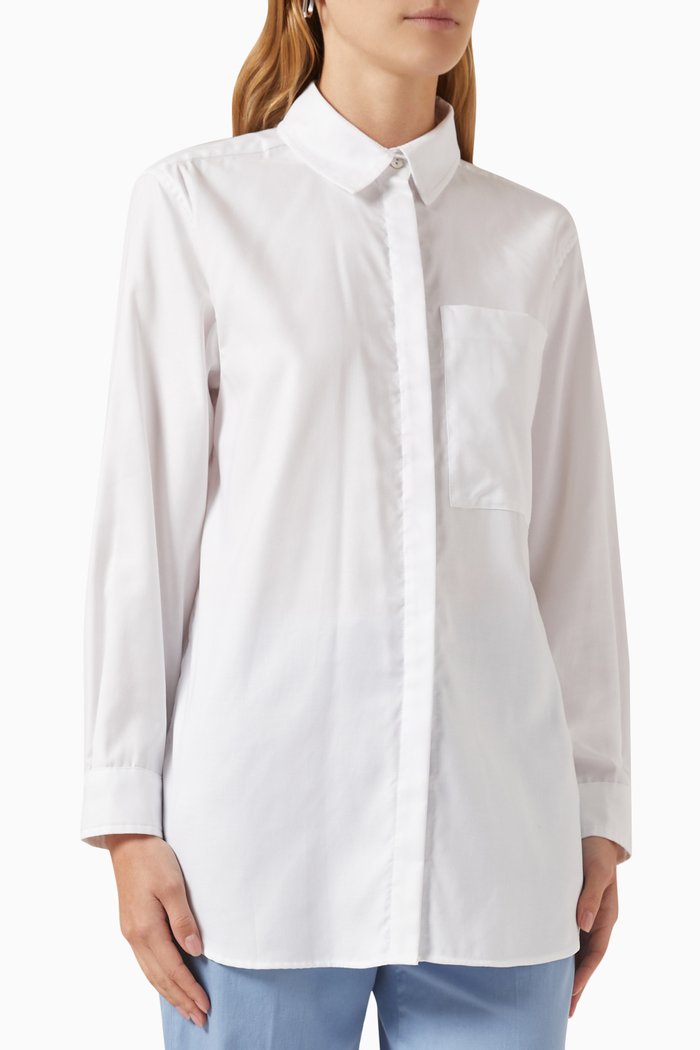 

Pioppo Shirt in Jersey, White