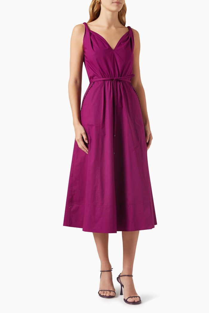 

Fianco Midi Dress, Red