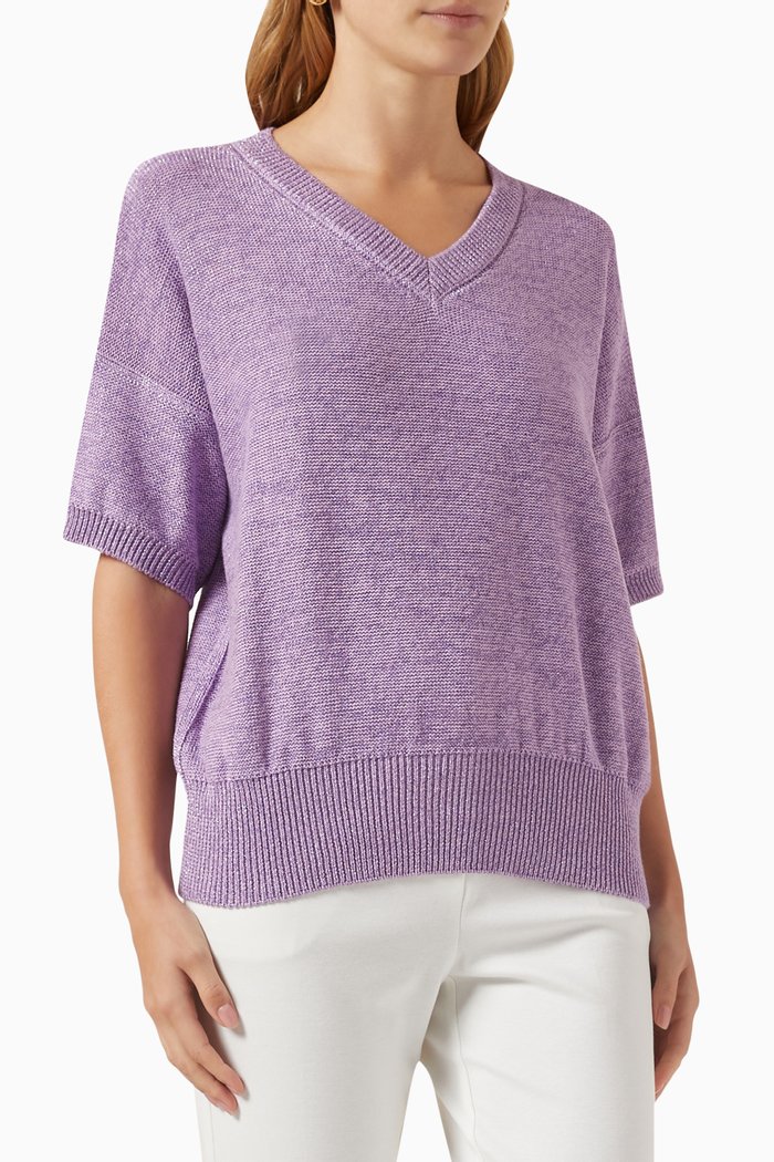 

Ducato Oversized Sweater, Purple