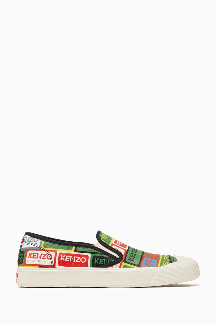 

Kenzoschool Slip-on Sneakers in Coated-canvas, Multicolour