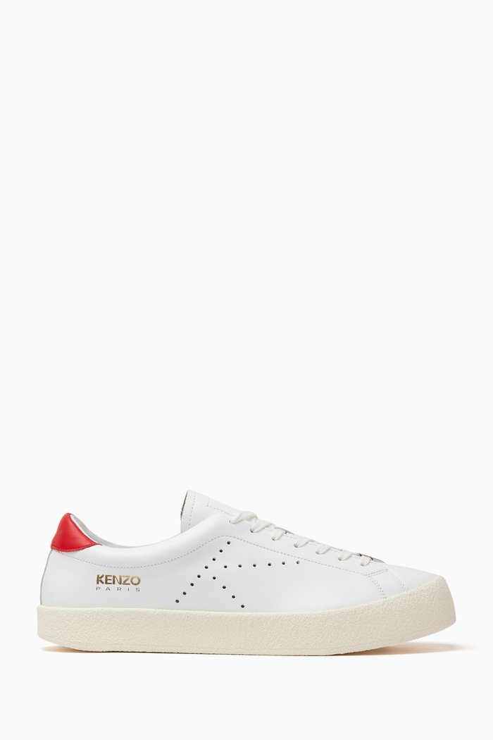 

Kenzoswing Low Top Sneakers in Leather, White