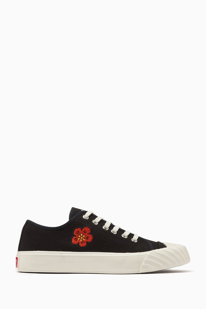 

Kenzoschool Low Top Sneakers in Canvas, Black