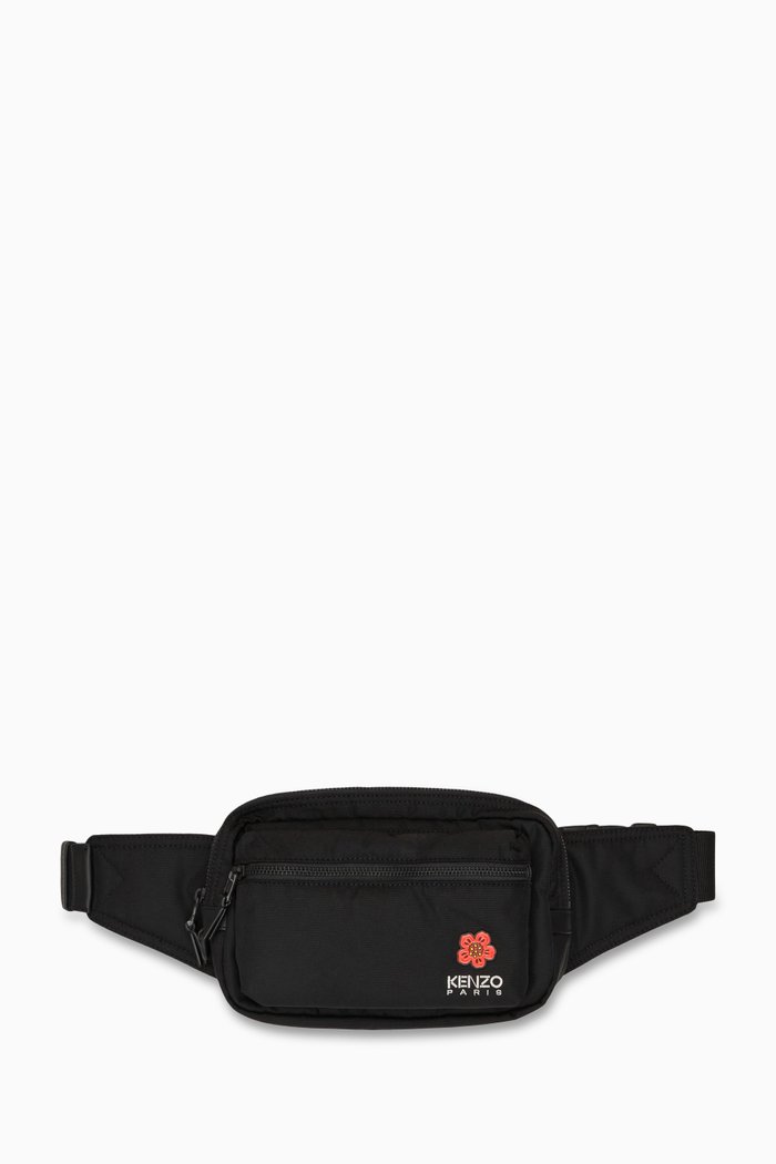 

Boke Flower Belt bag in Nylon, Black