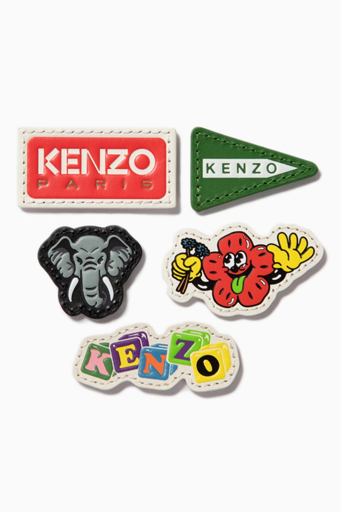 

House Icon Self Adhesive Patches, Set of 5, Multicolour