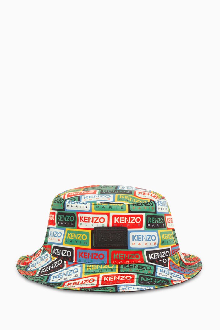 

Labels Reversible Bucket Hat in Nylon, Multicolour