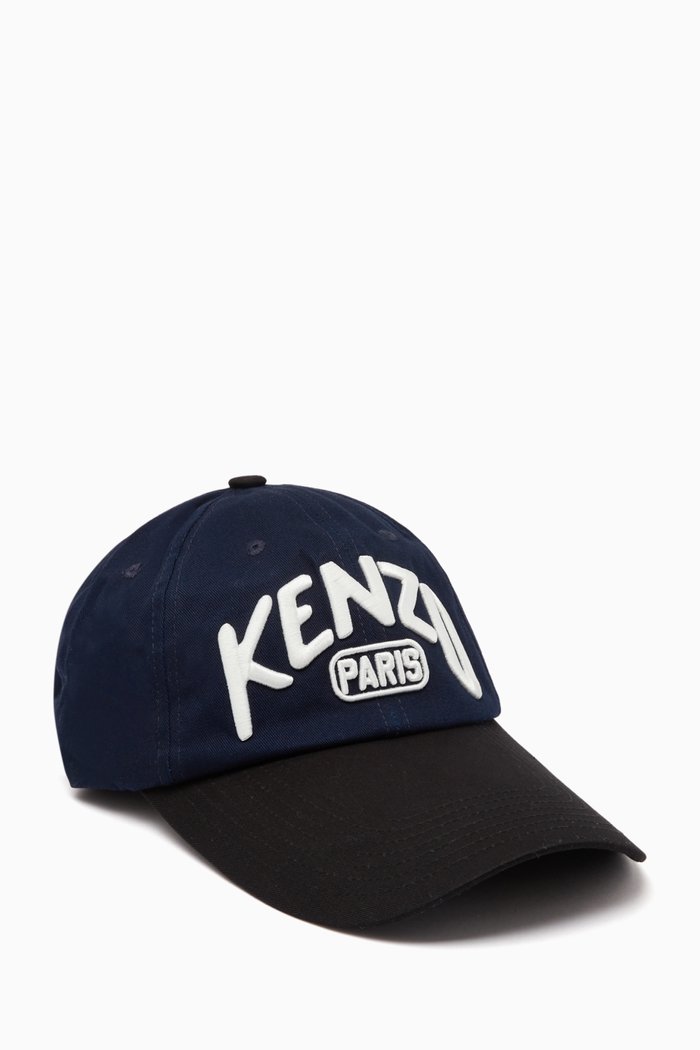 

Logo Cap in Cotton, Blue