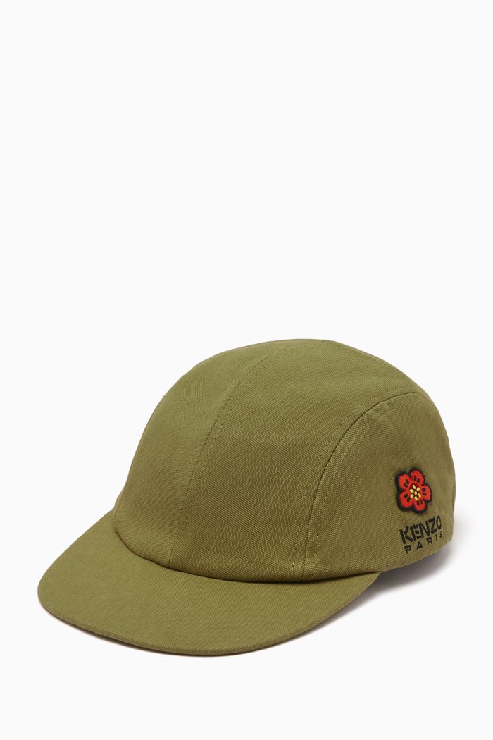 

Boke Flower Cap in Cotton, Brown