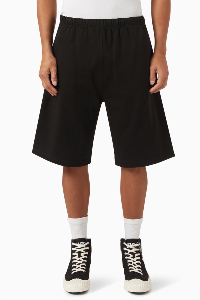 

Crest Shorts in Cotton Jersey, Black
