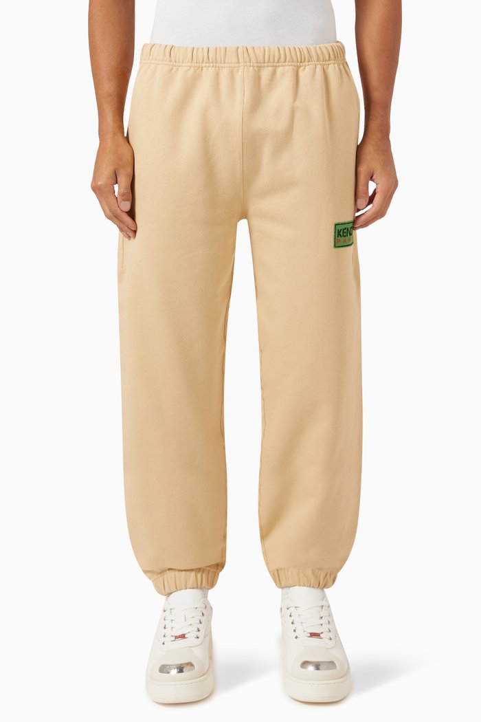 

Logo Patch Sweatpants in Cotton, Neutral