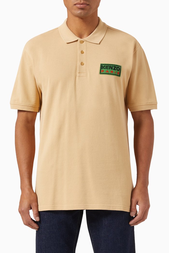 

Paris Polo Shirt in Cotton, Neutral