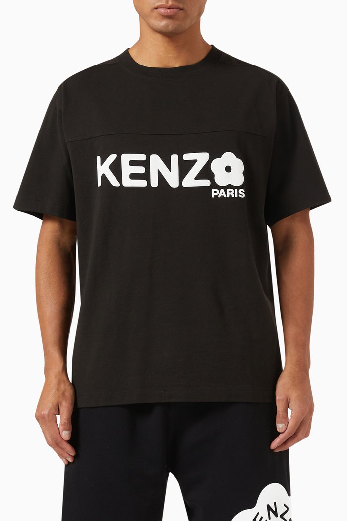 

Boke Flower 2.0 Logo T-shirt in Cotton, Black