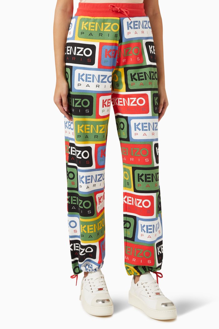 

Logo Print Sweatpants in Cotton, Multicolour