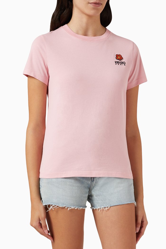 

Boke Flower T-shirt in Cotton, Pink