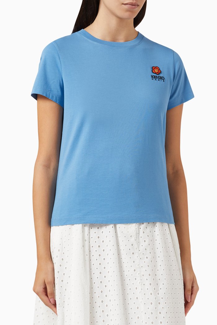 

Boke Flower T-shirt in Cotton, Blue