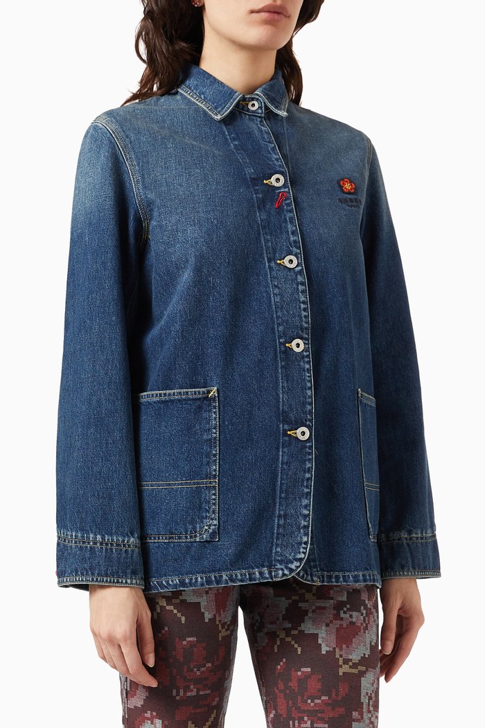 

Veste Workwear Jacket in Denim, Blue
