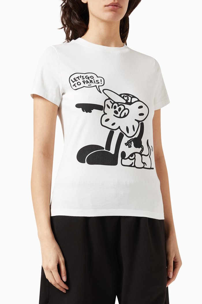 

Boke Boy Travels T-shirt in Cotton, Black