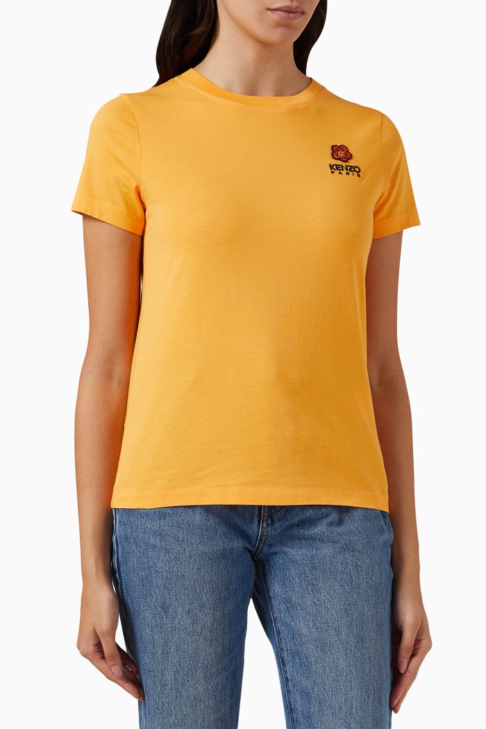

Boke Flower T-shirt in Cotton, Orange