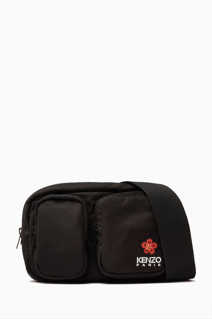 

Kenzo Crest Belt Bag, Black