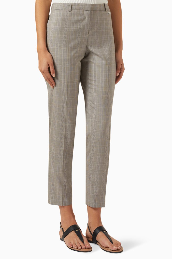 

Tiluna Stretch Suit Trousers in Wool, Multicolour