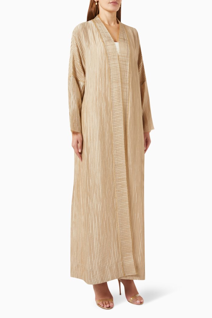 

Textured Abaya, Gold