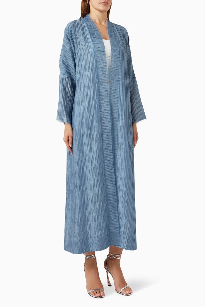

Textured Abaya, Blue