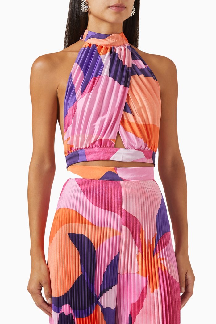 

Renaissance Halter Top, Pink
