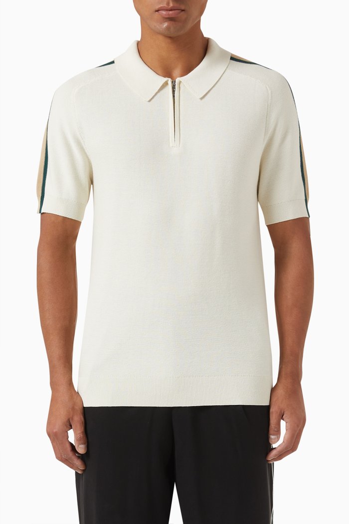 

Harlow Polo Shirt in Cotton-knit, Neutral