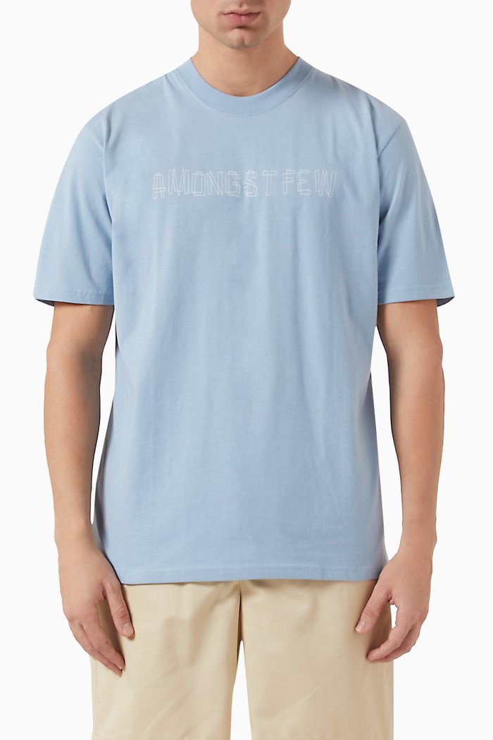 

Doodles T-shirt in Cotton Jersey, Blue