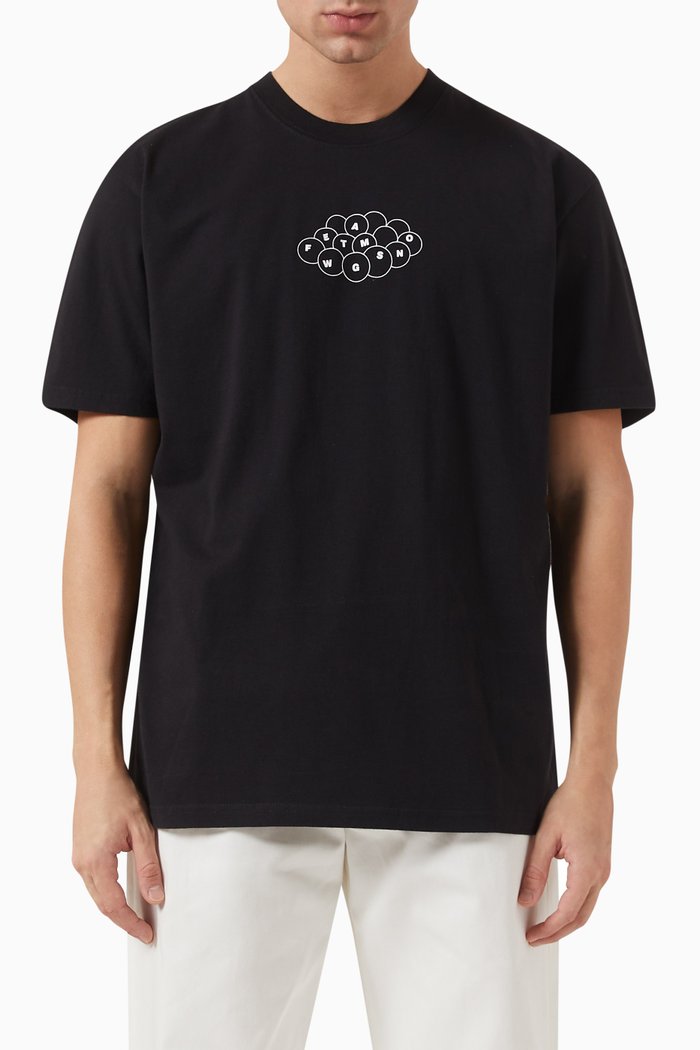 

Billiard T-shirt in Cotton Jersey, Black