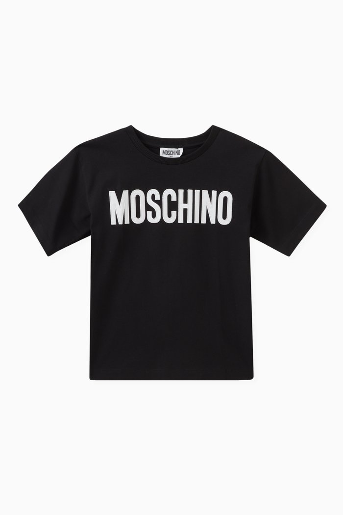 

Logo-print T-shirt in Cotton, Black