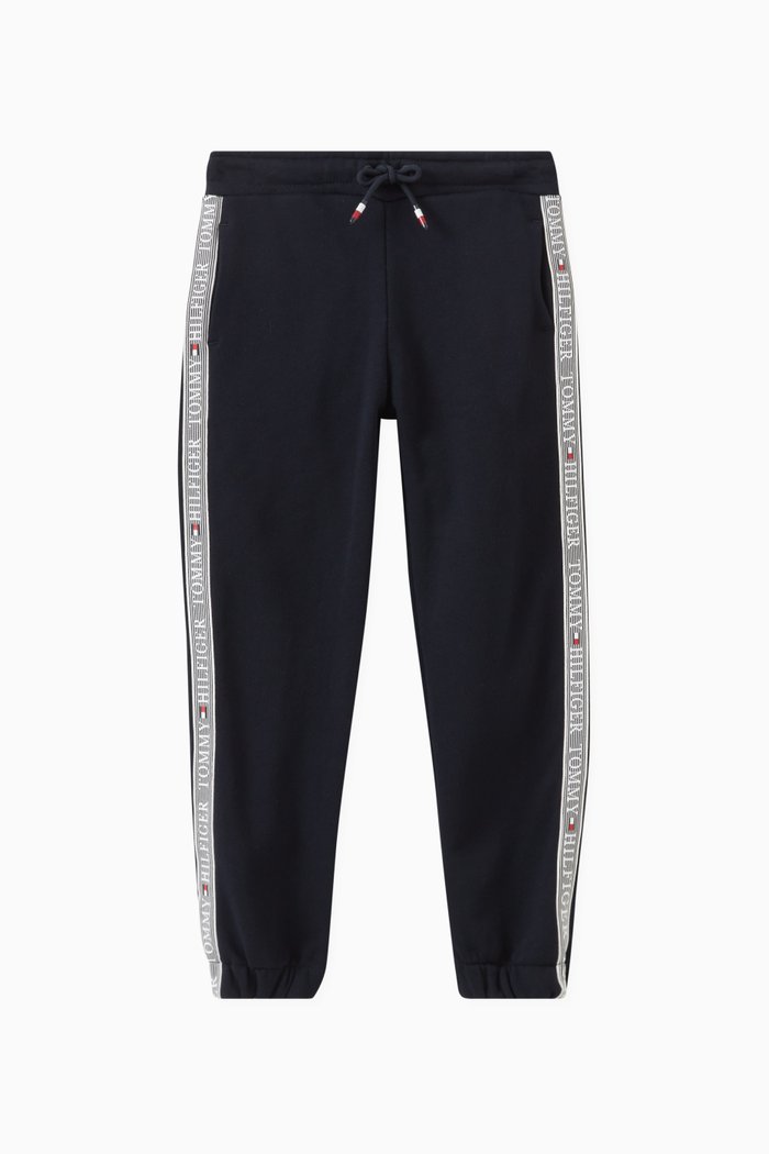 

Logo-tape Sweatpants in Cotton, Blue