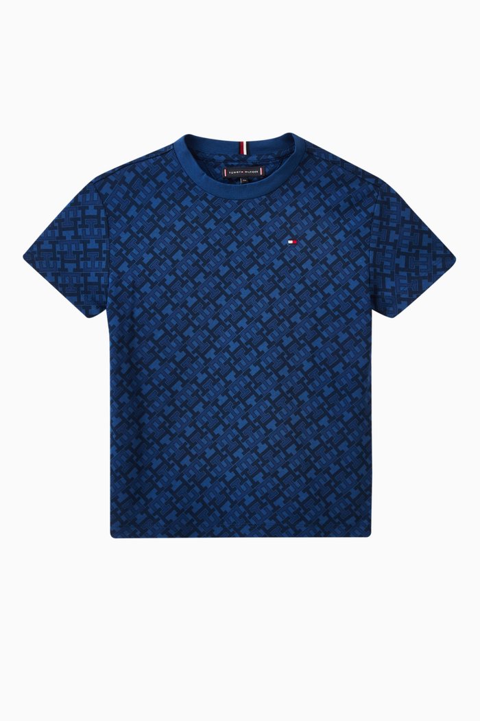 

Logo T-shirt in Cotton, Blue