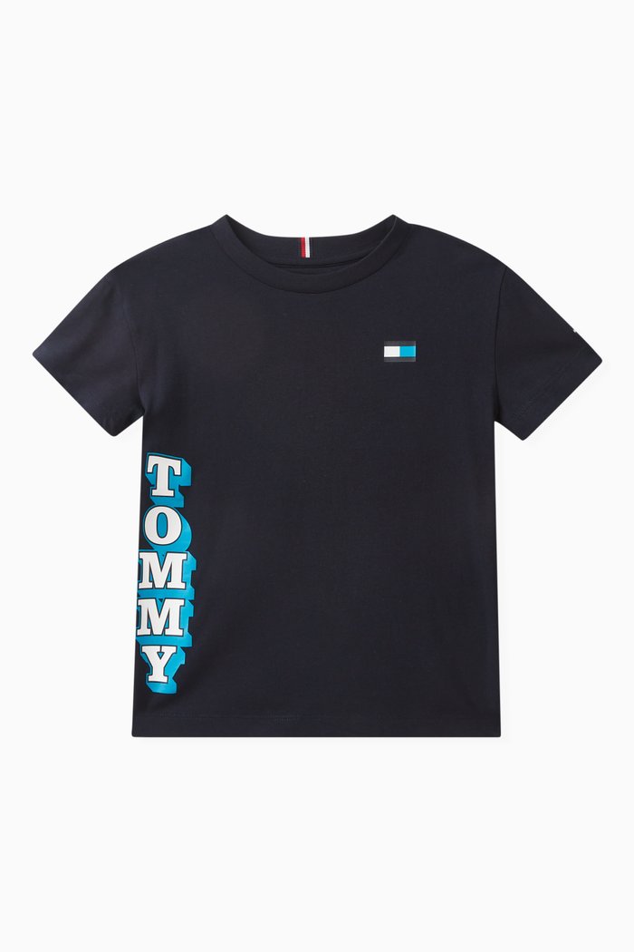 

Logo T-shirt in Cotton Jersey, Blue