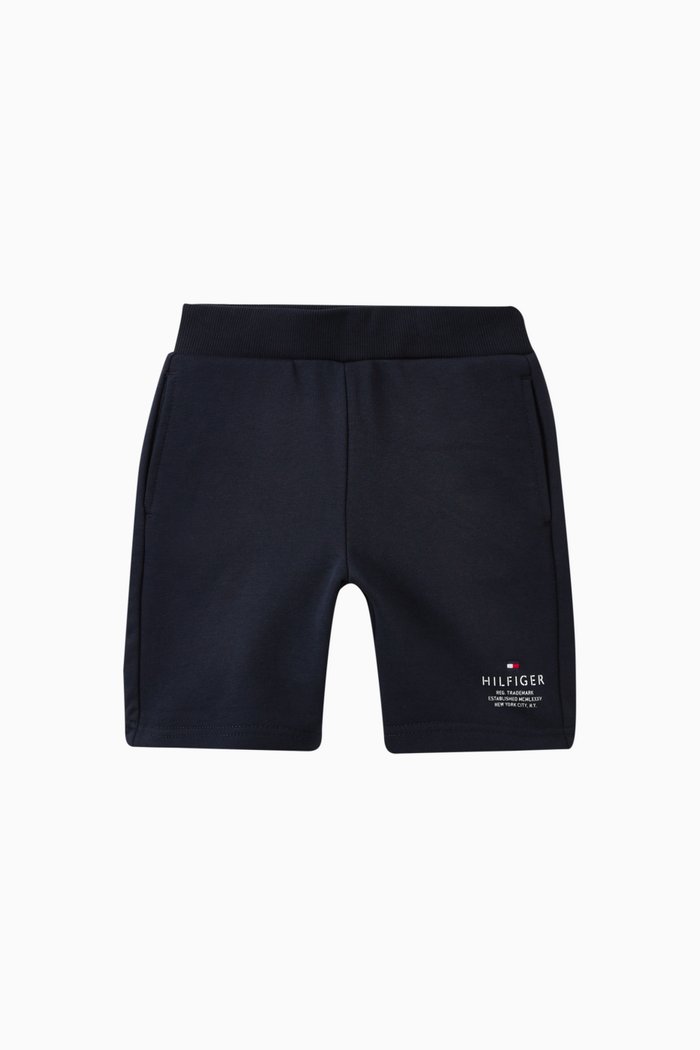 

Logo Sweat Shorts in Cotton-blend, Blue