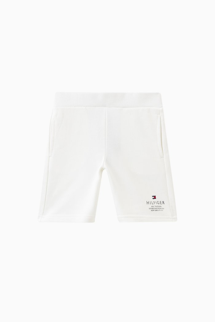 

Logo Sweat Shorts in Cotton-blend, White