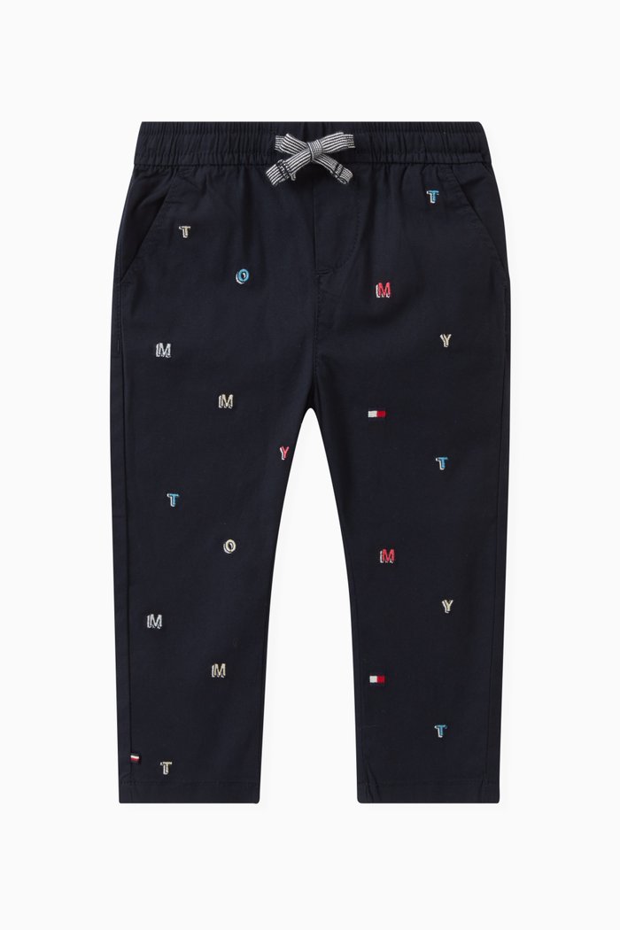 

Logo-embroidered Sweatpants in Cotton-blend, Blue