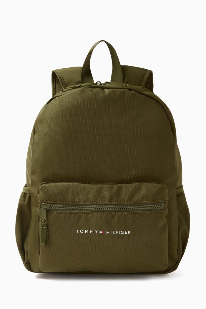 

Essential Logo Backpack in Nylon, Green