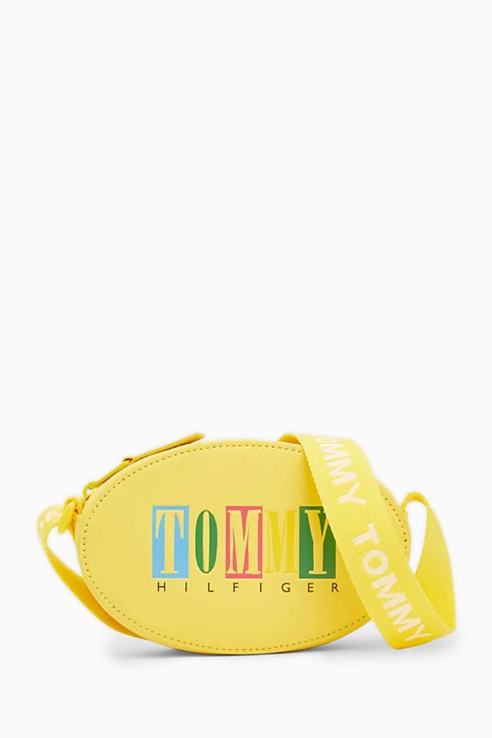 

Tommy Pop Crossbody Bag in Faux Leather, Yellow