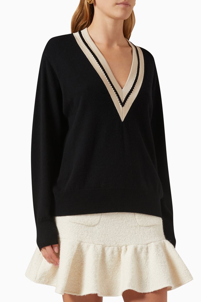 

Bridget Sweater in Knit, Black